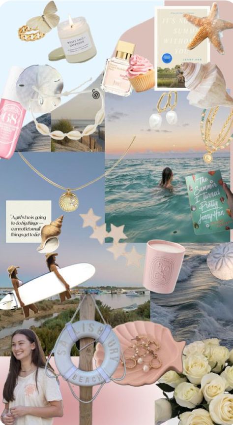 Costal Astethic, Calm Beach Aesthetic, Summer Collage, Summer Pins, Cute Summer Wallpapers, The Summer I Turned Pretty, Love W, Preppy Wallpaper, Beach Wallpaper