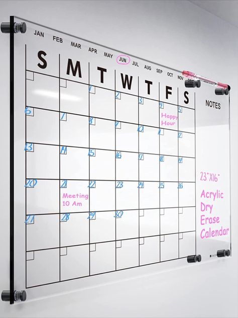 Clear Acrylic Wall Calendar White Board Calendar Home Office Calendar Wall Calender Aesthetic, Whiteboard Office Ideas, White Board Planner Ideas, Whiteboard Calendar Design, Whiteboard Ideas Bedroom Aesthetic, Aesthetic Whiteboard Ideas, Whiteboard Calendar Ideas, Whiteboard Aesthetic, Whiteboard Ideas Bedroom