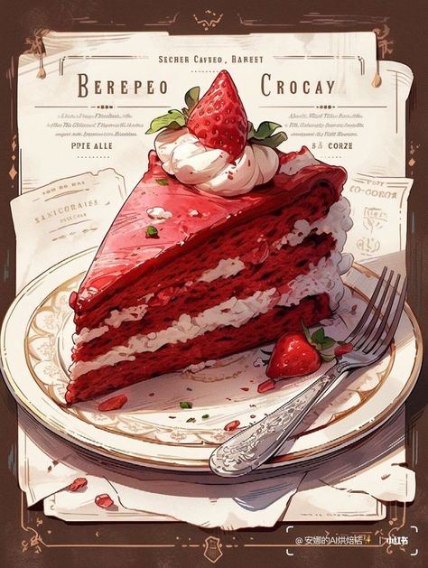 Desserts Drawing, 귀여운 음식 그림, Foodie Art, Food Sketch, Food Artwork, Food Clipart, Food Illustration Art, Cute Food Drawings, Cute Food Art