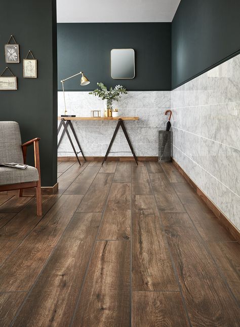 Wood Effect Floor Tiles, Wood Effect Tiles, Diy Tree, Wooden Floor, Bathroom Floor Tiles, Ceramic Floor, Porcelain Floor Tiles, Natural Home Decor, Porcelain Flooring