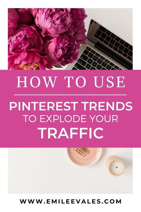 One of the best ways to help improve or increase your Pinterest traffic is to use Pinterest trends! Using Pinterest Predicts, you can look at trends that are predicted to rise, and be an early adopter of those trends. In this blog post, I'm not only sharing how to use the trends predicted to rise, but also how to use the Pinterest trends tool. Learn more about how to use Pinterest trends in your strategy, and increase your Pinterest traffic today! Pinterest Trends Now, Trending Today On Pinterest, Pinterest Trends Report 2023, Pinterest Predicts 2023, Pinterest Predicts: Trends For 2024, Emilee Vales, Ways To Look More Attractive, Influencer Marketing Agency, Manager Tips