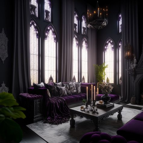 Victorian Coffee Table Decor, Goth Coffee Table, Miniature Mansion, Gothic Coffee Table, Gothic Living Room Ideas, Gothic Living Rooms, Goth Living Room, Gothic Victorian House, Victorian Gothic Decor