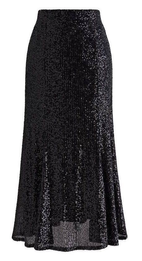 Mermaid Midi Skirt, Long Dres, Glitters Skirt, Office Dresses For Women, Fashion Buyer, Hem Style, Skirt Design, Off Shoulder Tops, Mecca