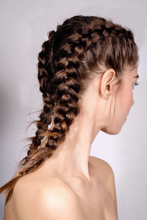 Boxer Braids Hairstyles, Braided Summer Hairstyles, Braids Summer, Hair Colorful, Dutch Braid Hairstyles, Boxer Braids, Easy Summer Hairstyles, Festival Hair, Braids For Short Hair