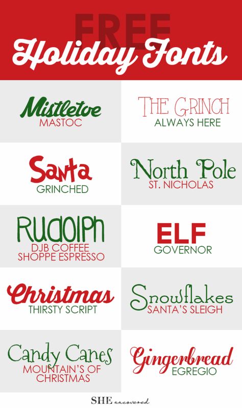 Freebie | Holiday Fonts – Scrap Booking Inkscape Tutorials, Silhouette Fonts, Holiday Fonts, Idee Cricut, Projets Cricut, Wine Club, Christmas Fonts, Fancy Fonts, Favorite Fonts