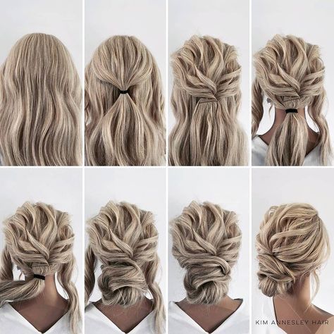 Media Cola, Bridesmaid Hair Tutorial, Wedding Hair Half, Kadeřnické Trendy, Wedding Hairstyles Tutorial, Mother Of The Bride Hair, Hoco Hair Styles, Bridesmaid Hair Updo, Wedding Hair Inspiration