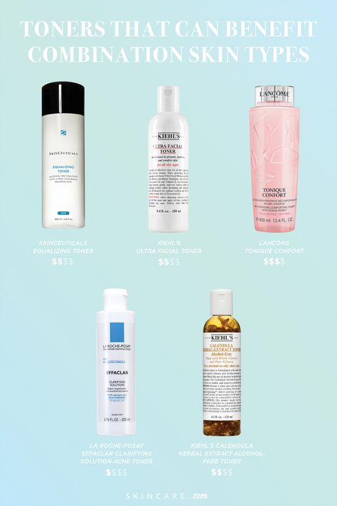 Toners should be a staple for every skincare routine, but especially if you have combination skin. A quality toner can simultaneously hydrate you skin as well as control any excess oil you may have. Find out our top toner picks for combination skin, ahead! Skincare For Combination Skin, Cozy Apartment Living Room, Best Toner, Skin Care Routine For 20s, Normal Skin Type, Combination Skin Type, Image Skincare, Facial Toner, Aging Skin Care