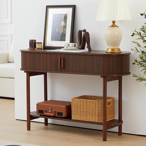 Console Table with Storage, 2-Tier Modern Sofa Table for Living Room, Entryway Table with Sliding Door and Open Storage Shelf, Hallway Table and Couch Table Behind Sofa (Walnut)

#homedesign #homedecor #housedesign #housedecor #room #roomdecor #roomdesign #interior #design #home #house #furniture #decor #bedroom #kitchen #livingroom Small Foyer Console Table, Entry Way Console Table, Living Room Narrow, Shelf Hallway, Sofa Entryway, Modern Sofa Table, Console Table With Storage, Cute Storage Boxes, Narrow Sofa Table