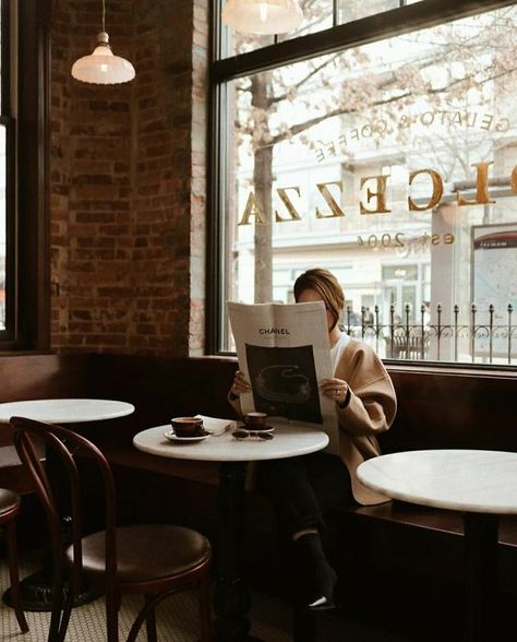 Romanticize Your Life, Coffee Shop Photography, Cozy Coffee Shop, Cafe Aesthetic, Coffee Shop Aesthetic, The Everygirl, Cozy Cafe, Small Changes, Coffee And Books