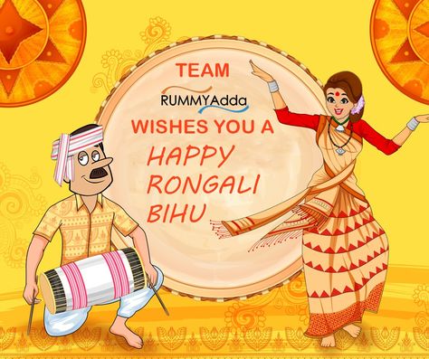 Rummy Adda - Wishes you a Happy Rongali Bihu Happy Rongali Bihu, Rongali Bihu, Ronald Mcdonald, Disney Princess, Disney Characters, Disney, Fictional Characters, Art