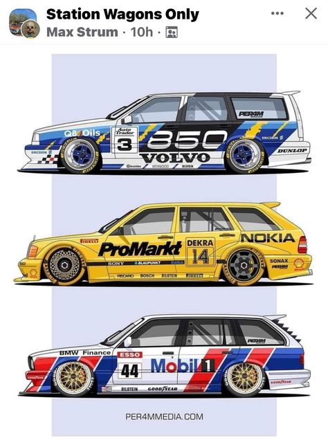 Volvo Wagon, Bmw Art, Bmw Wagon, Sports Car Wallpaper, Racing Car Design, Lovely Car, Racing Posters, Concept Car Design, Army Vehicles