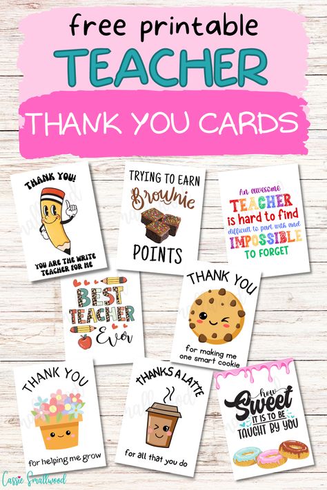 Free printable teacher thank you cards for teacher appreciation week or end of the year. Teachers Appreciation Card Ideas, Handmade Cards For Teachers Appreciation, Teacher Card Message, Teachers Appreciation Ideas Cards, Thank You For Being My Teacher Printable, Thank You Teacher Note, Preschool Thank You Cards Teachers, Teachers Day Notes Ideas, Teacher Appreciation Card Printable