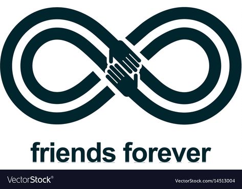 Friends forever everlasting friendship conceptual Vector Image Friendship Logo Design, Friendship Logo, Bahai Quotes, Ship Logo, Star Background, Cartoon Boy, Picture Logo, Word Design, Now And Forever