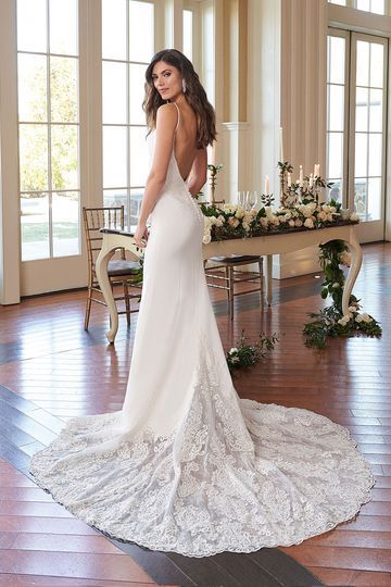 Sincerity Bridal Wedding Dresses, Sincerity Wedding Dress, Sincerity Bridal, Bride Hairstyle, Girls Bridesmaid Dresses, Bridal Attire, Flare Gown, Fit And Flare Wedding Dress, Justin Alexander