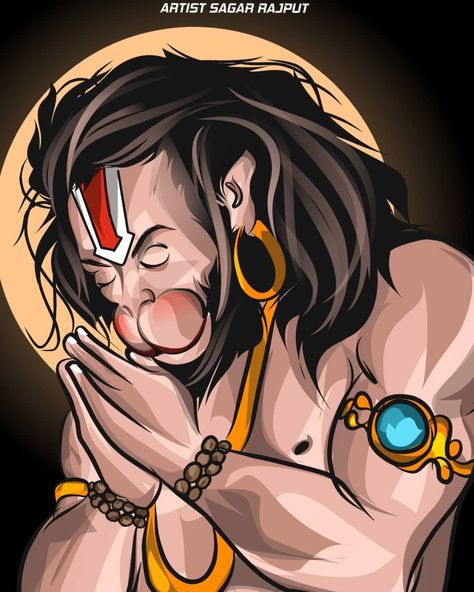 Hanuman Ji Photo, Modern Art Prints Artworks, Hanuman Tattoo, Jai Shri Ram, Hanuman Hd, Ram Hanuman, King Anime, Hanuman Ji Wallpapers, Bengali Art