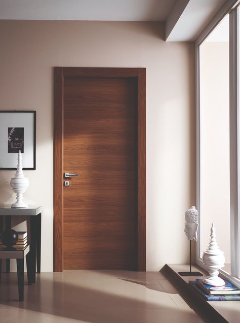 STILIA | Walnut door By GIDEA Doors Room Modern, Wooden Door Room, Doors Wooden Interior, Wooden Door Window Design, Contemporary Wood Doors Interior, Modern Bathroom Doors Woods, Room Door Sunmica Design, Design Doors Wood, Door Design Ideas Bedroom