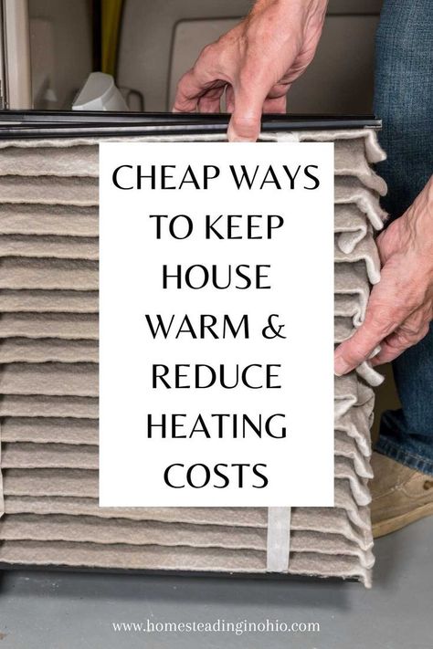 Winter Hacks Cold Weather, Homemade Heater, Cold Weather Hacks, Cheap Insulation, Diy Insulation, Diy Heater, Heating A Greenhouse, Happy Homemaking, Off Grid House