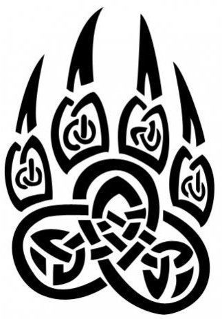 Viking Symbols and their Meaning - Viking Style Ancient Viking Symbols, Bear Claw Tattoo, Viking Symbols And Meanings, Odin Symbol, Paw Sticker, Claw Tattoo, Viking Bear, Viking Tattoo Symbol, Viking Symbol