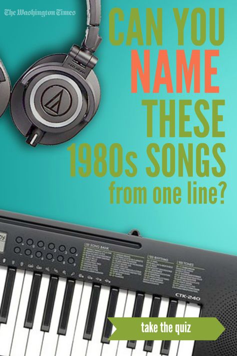 QUIZ: Identify these classic 80s hits from their opening line #quiz #music #80s Annoying Songs, 80’s Rock, True Or False Questions, We Built This City, Cotton Eyed Joe, 80s Hits, 80s Songs, Music Trivia, Word Puzzle