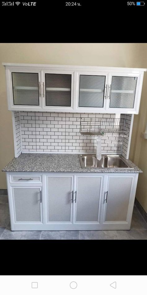 Aluminium Work, Small Kitchen Units, Tv Shelf Design, Aluminum Kitchen Cabinets, Kitchen Wardrobe Design, Glass Kitchen Cabinet Doors, Kitchen Cabinetry Design, Tiny Kitchen Design, Best Home Interior Design