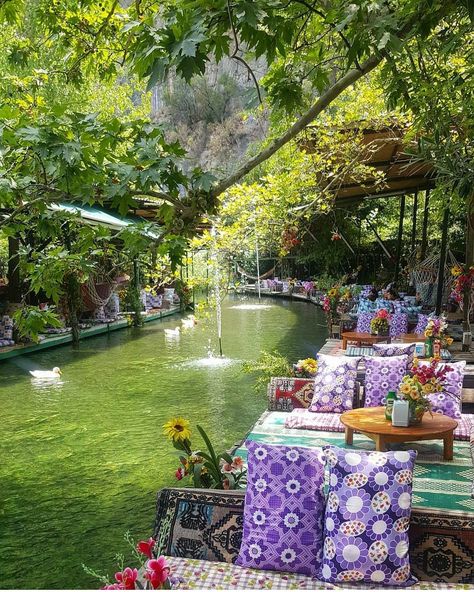 Saklikent Hidden Paradise Restaurant. Fethiye, Turkey. Photography by @gozdepekin #aroundtheworldpix Restaurant Paradise, Cozy Restaurant, Turkey Photos, Belek, Summer Bucket Lists, Alam Yang Indah, Beautiful Places To Travel, Pretty Places, Slovenia