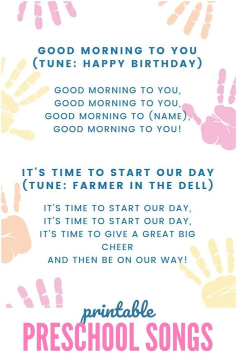 Have a fun time learning with these favorite circle time songs. Get a free preschool songs printable too! #ad #Kindercare #kindergarten #preschool #printable #kids Toddler Circle Time, Preschool Transitions, Transition Songs, Circle Time Songs, Kindergarten Songs, Classroom Songs, Songs For Toddlers, Circle Time Activities, Preschool Circle Time