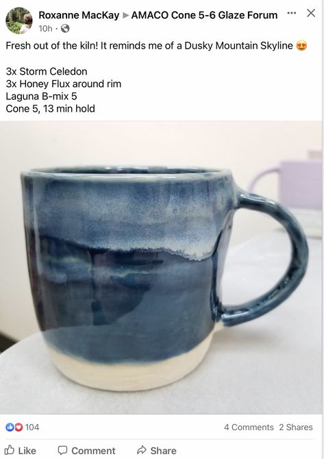 Amaco Storm Glaze Combinations, Storm Glaze Combinations, Saturation Gold Glaze Combinations, Cone 5 Glaze Combinations, Amaco Glaze Combos, Glazing Inspiration, Glaze Layering, Pottery Pinch Pot, Ceramics Pottery Mugs