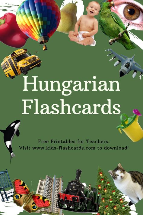 Free Printable Hungarian Flashcards for Kids (PDF files) Macedonian Language, Learn Farsi, Picture Vocabulary, Chinese Flashcards, Basic Vocabulary, Vocabulary Flash Cards, Turkish Lessons, French Flashcards, Learn Turkish Language