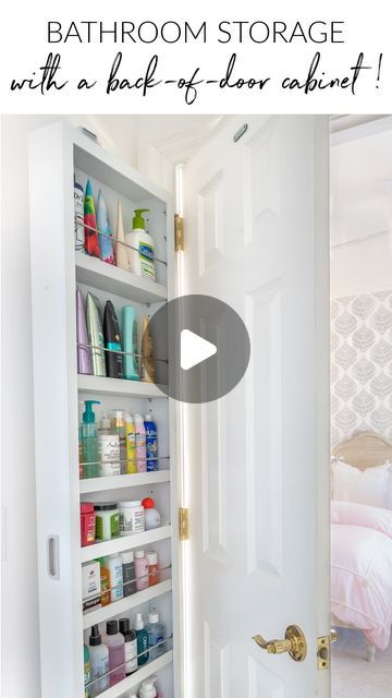 Driven By Decor Bathroom, Bathroom Interior Design Cabinets, Add Storage To Bathroom, Bathroom Storage Ideas For Small Spaces Cabinets Built Ins, Laundry Room Door Organizer, Bathroom Closet Organization Small, Small Space Cabinet Storage, What To Store In Bathroom Cabinets, Storage Ideas In Small House