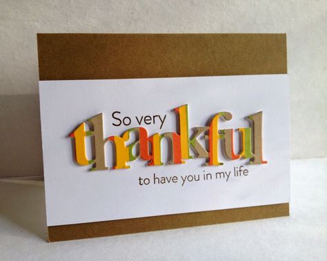 One More Thankful Card Thankful Cards, Easy Diy Thanksgiving, Bare Trees, Thanksgiving Greeting, My Blessings, Papertrey Ink Cards, Autumn Cards, Silhouette Cards, Thanksgiving Greeting Cards