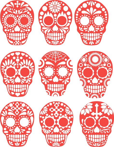 Sugar Skull Stencil, Sugar Skull Images, Den Mrtvých, Skull Stencil, Skull Sketch, Mexican Sugar Skull, Mexican Party Theme, Mexican Holiday, Posca Art