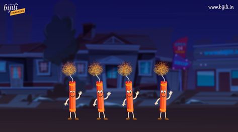 Diwali Crackers, Animated Videos, Short Clip, Explainer Video, Animation Video, So Happy, Crackers, Diwali, Fireworks