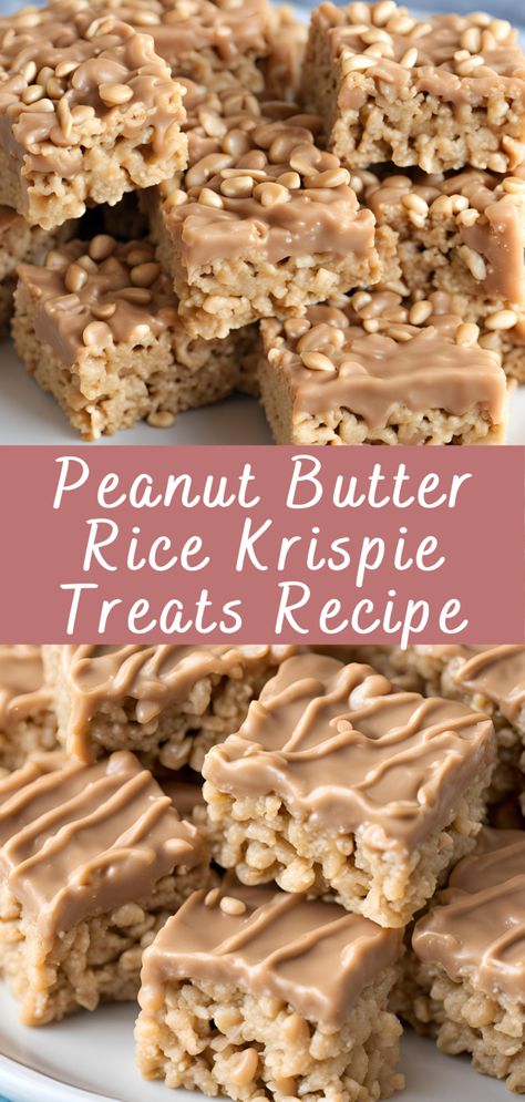 Rice Krispie Treats Thanksgiving, Peanut Butter Rice Krispie Treats Recipe, Peanut Butter Rice Crispy Treats, Peanut Rice, Peanut Butter Rice Crispies, Peanut Butter Rice Krispie Treats, Rice Crispy Treats Recipe, Peanut Butter Rice Krispies, Thanksgiving Desserts Kids