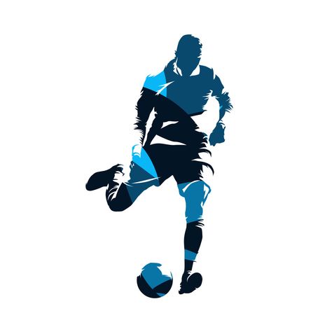 Football Tattoo, Sport Vector, Fc Chelsea, European Soccer, Vector Silhouette, T Shirt Painting, Sport Art, Dope Cartoon Art, Sports Prints