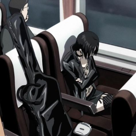 Guitar, Train, Anime