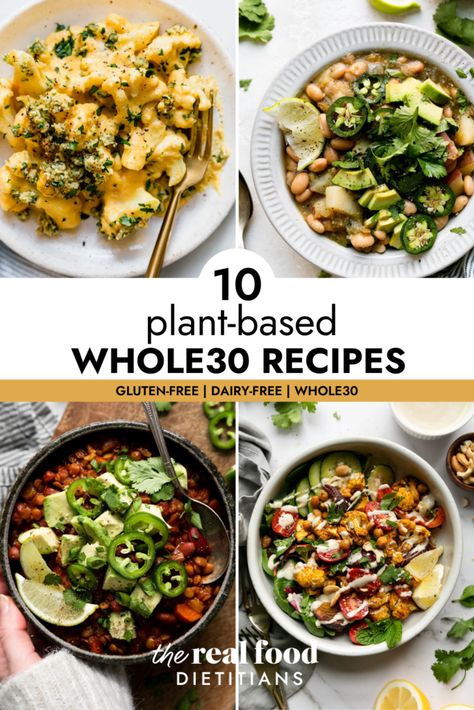 Whole 30 Vegetarian, Whole 30 Vegan, Plant Based Protein Sources, Whole30 Vegan, Plant Based Meal Planning, Plant Based Recipes Dinner, Plant Based Soups, Plant Based Lunch, Plant Based Diet Recipes