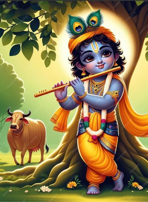 Krishna Flute Wallpapers, Flute Wallpapers, Little Kanha Ji Images, Mahadev Parvati, Bal Hanuman, Apple Images, God Wallpaper, Baby Buddha, Pepper Paste