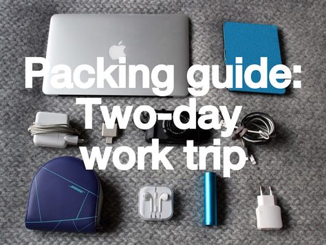 How to pack for a two- or three-day work trip in a laptop backpack. Work Trip Packing List, Business Trip Packing List, Business Capsule Wardrobe, Business Trip Packing, Places To Visit In London, Work Trip, Packing Guide, Backpack Laptop, Specialty Coffee