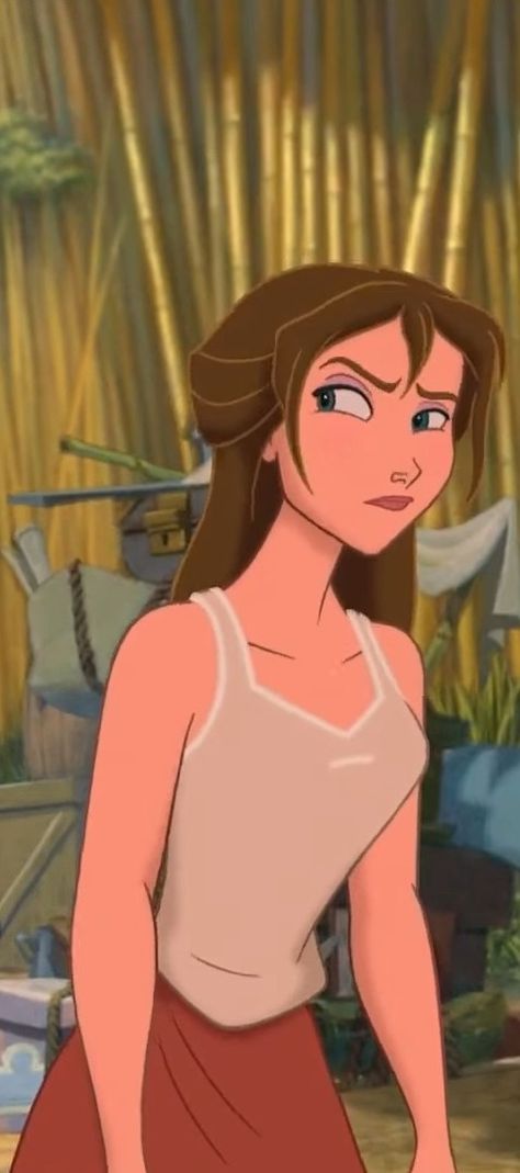 Jane From Tarzan, Apps Wallpaper, Tarzan Characters, Jane Tarzan, Disney Jane, Female Movie Characters, Tarzan Disney, Movie Icon, Disney+ Icon