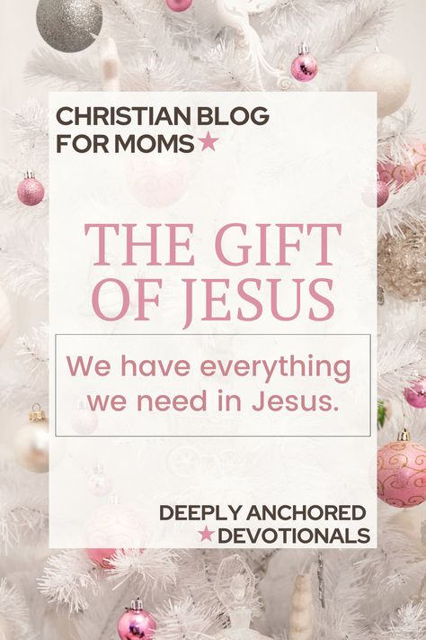 Maybe you need encouragement this Christmas season. I wrote this blog post back in August but it's even more relevant today. This Christmas devotion is about how and why Jesus is the perfect gift for us. I write Christian devotionals for women weekly on my blog Deeply Anchored Devotionals. Check it out today! Womens Devotionals, Christmas Devotionals For Women, Best Daily Devotional For Women, Womens Daily Devotional, Women’s Devotional, Women Devotional, Christmas Devotional, Christmas Verses, Psalm 147