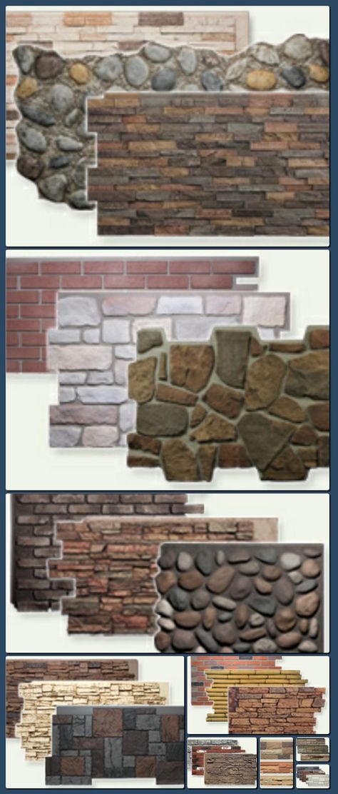 Faux Stone Panels, Faux Brick, Faux Wood | Natural Look for Less http://hoog.li/g?g=https%3A%2F%2Ffanyv88.com%3A443%2Fhttp%2Fwww.fauxpanels.com%2F Exterior Stone Veneer, Stone Wall Panels, Faux Stone Panels, Faux Panels, Brick And Wood, Stone Panels, Faux Brick, Have Inspiration, Exterior Stone