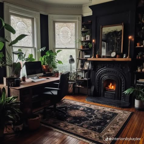 Cottagecore Home, Bohemian Interior Design, Dark Home Decor, Casa Vintage, Dark Home, Bohemian Interior, Dark Interiors, Gothic Home Decor, Dream House Interior