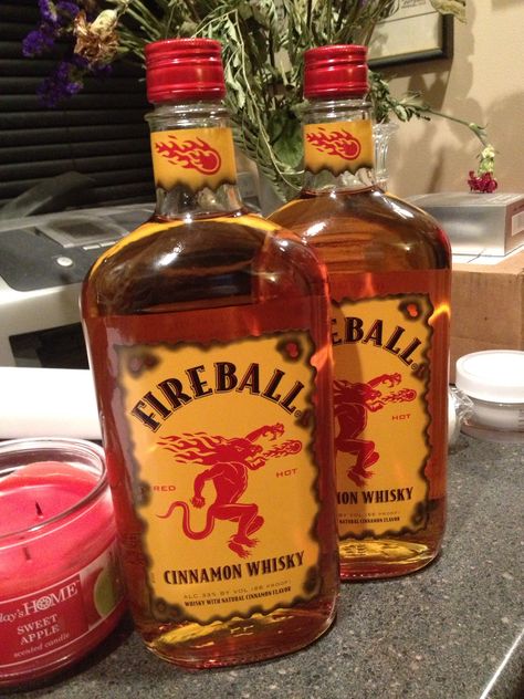 I love this ish! Yum! Fireball whiskey! Eeeeek Dionysus Offerings, Fireball Aesthetic, Fireball Bottle, Fireball Drinks, Fireball Whiskey, Singer Dr, Party Drinks Alcohol, Bottle Drawing, Drinks Alcohol