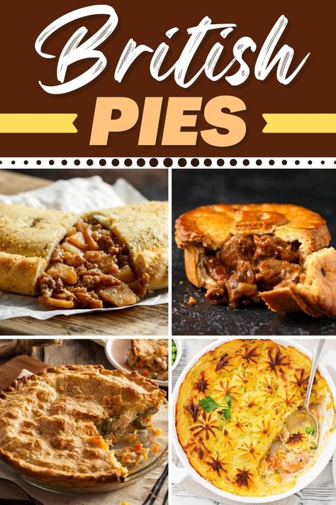 British Pub Pies, British Crockpot Recipes, British Chicken Pie, British Apple Pie, British Hand Pies, British Pie Recipes, British Meat Pie Recipe, British Recipes Traditional, British Meat Pies