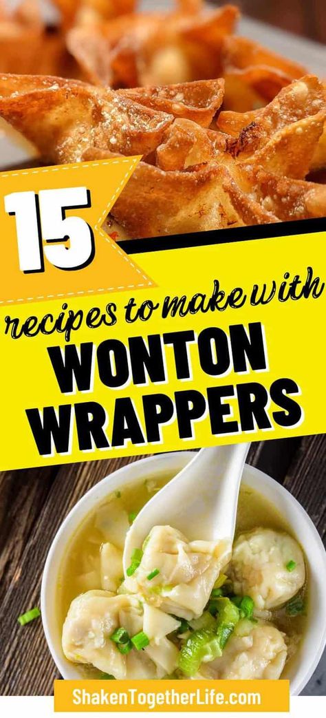 What To Make With Wonton Wraps, Wonton Wrappers Appetizers, Dumplings With Wonton Wrappers, Snacks With Wonton Wrappers, Uses For Wonton Wrappers, Ravioli With Wonton Wrappers, Recipes That Use Wonton Wrappers, How To Cook Wonton Wrappers, What To Do With Wonton Wrappers