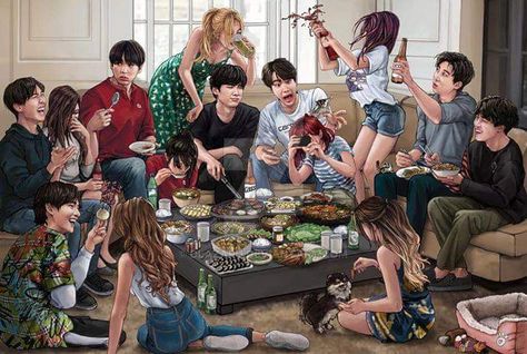 sa on Twitter: "this is the most y/n photo i've ever seen… " Gf Fanart, Bts Girlfriends, Fanart Bts, Bts Art, Jungkook Fanart, Memes Bts, Bts Girl, Bts Imagine, Apa Aja