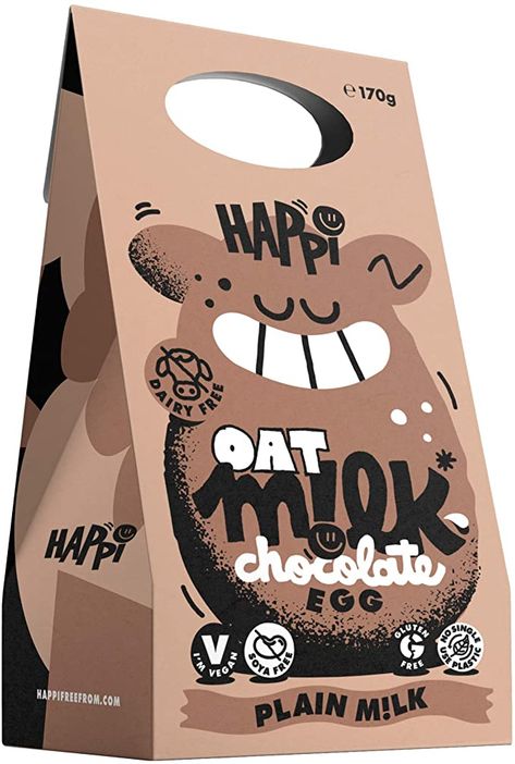 Easter Eggs For Adults, Oat Milk Chocolate, Gluten Free Easter, Egg Packaging, Vegan Easter, Chocolate Crafts, Milk Packaging, Chocolate Brands, 카드 디자인