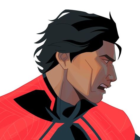 Miguel Concept Art, Miguel Ohara Concept Art, Miguel O'hara Concept Art, Miguel O'hara Side Profile, Miguel O'hara Screencaps, Miguel O'hara Spiderverse Fanart, Miguel O'hara X Y/n Fanart, Miguel O'hara Fanart, Miguel Ohara Fanart Spicy