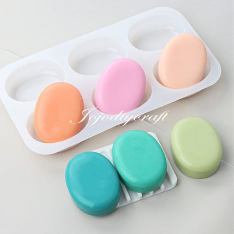 6 Cavities Oval Soap Silicone Mold-Oval Soap Mold-Silicone Soap Mold-Handmade Soap Bar Mold-DIY Aromatherapy Soap Mold-Epoxy Resin Art Mold 1> Size:  Pls refer to pic 2> Quantity:  1pc per listing 3>Our silicon mold is made with quality durable silicon by advanced techniques. The finished product is precise,  Soft feel, bright appearance, novel shape, diverse stripes,Safe, non-toxic, no odor， easy to operate. 4> Craft use only, not suitable for food. 5>The size is manual measurement, there may be some errors, please understand. 💖 All parcels, If with stock, would be sent in 24hours after order received(weekend in exception).If without stock, would send around 3~5days, if with any delay, would let you know after order received.💖 Shipping： ✔ Processing Time: 1-5 business days Estimated Shi Soap Shapes, Diy Aromatherapy, Handmade Soap Bar, Epoxy Resin Art, Soap Molds, Soap Bar, Diy Molding, Handmade Soap, Silicone Mold