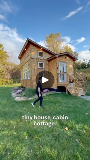 11K views · 147 reactions | Tag someone in the comments you could live here with full time. What a beautiful tiny house cabin tour by @carloskinq | Tiny House Inspiration Cottagecore Tiny House, Inside Tiny Houses, Cheap Tiny House, Tiny House Inspiration, House Cabin, Tiny House Interior, Tiny House Cabin, Tag Someone, House Inspiration